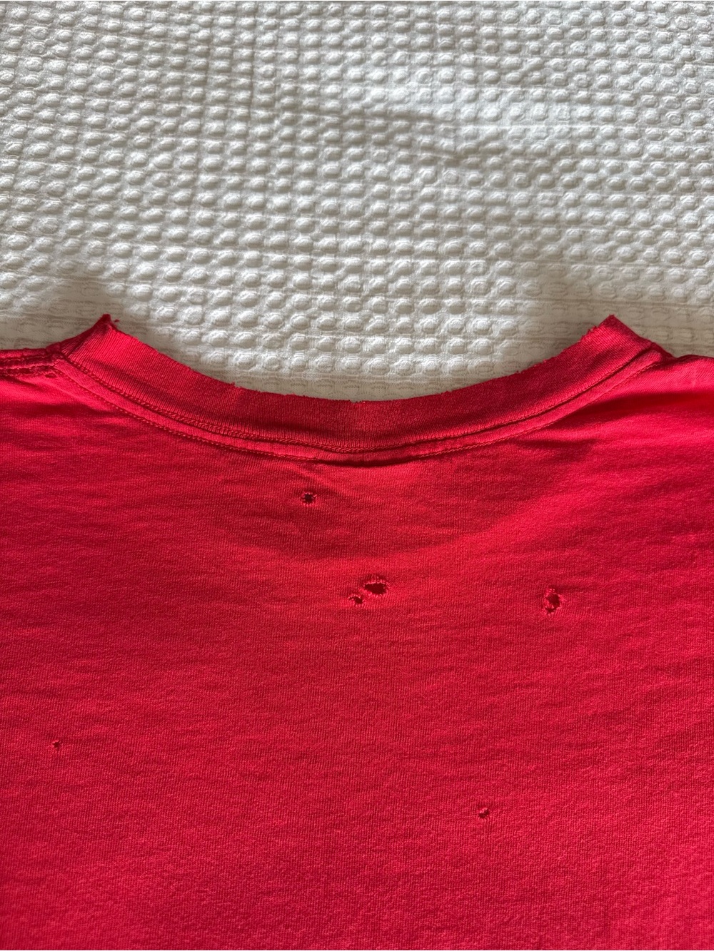 Vintage 1990 Chicago Bulls Red single stitched Graphic Tee NutmegMills rare NBA - Picture 10 of 10